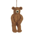 Grizzly Bear Felt Hanging Decoration