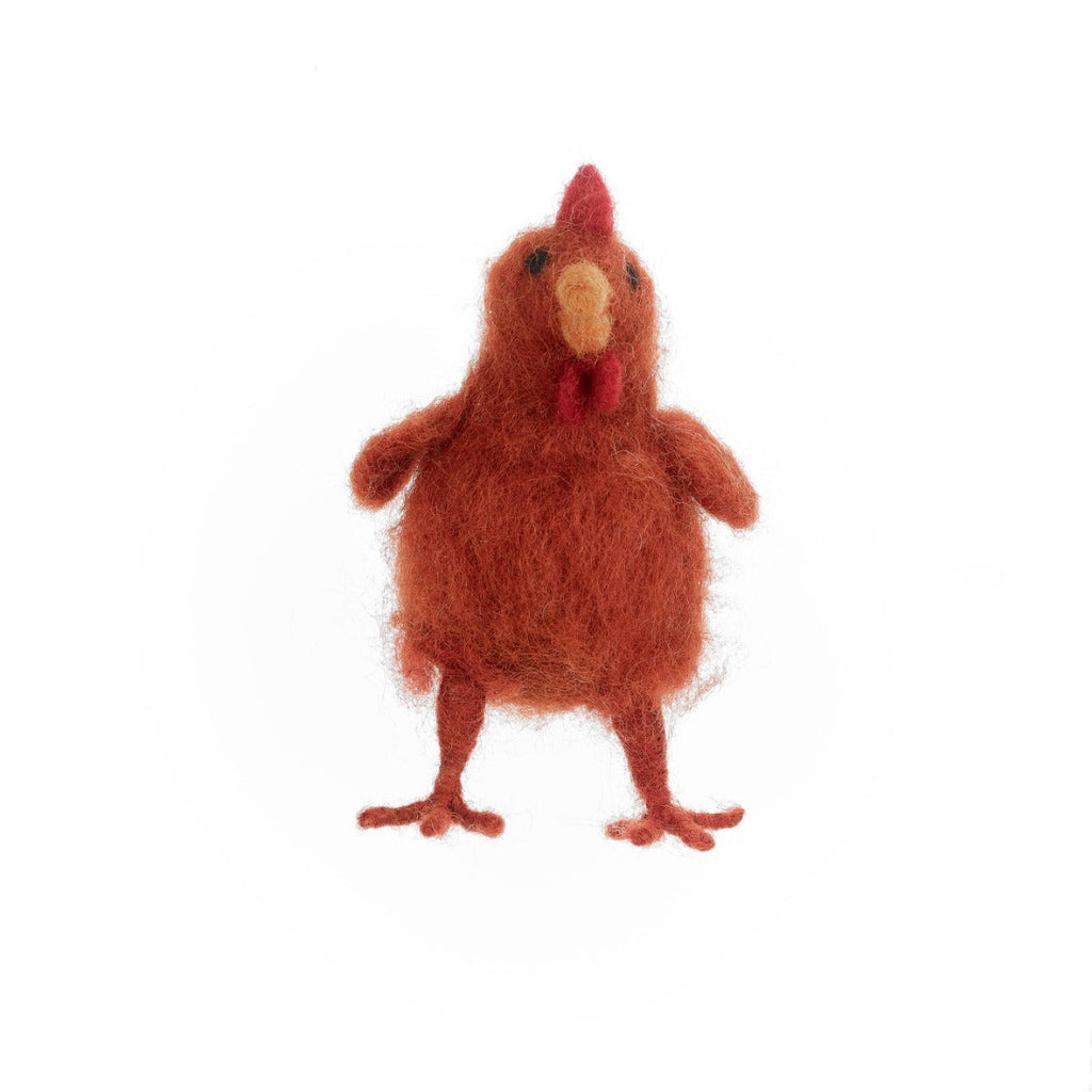 Belinda the Hen Felt Hanging Decoration