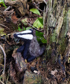 Bertie Badger Felt Hanging Decoration