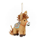 Dale the Donkey Felt Hanging Decoration