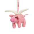 Flying Pig Felt Hanging Decoration