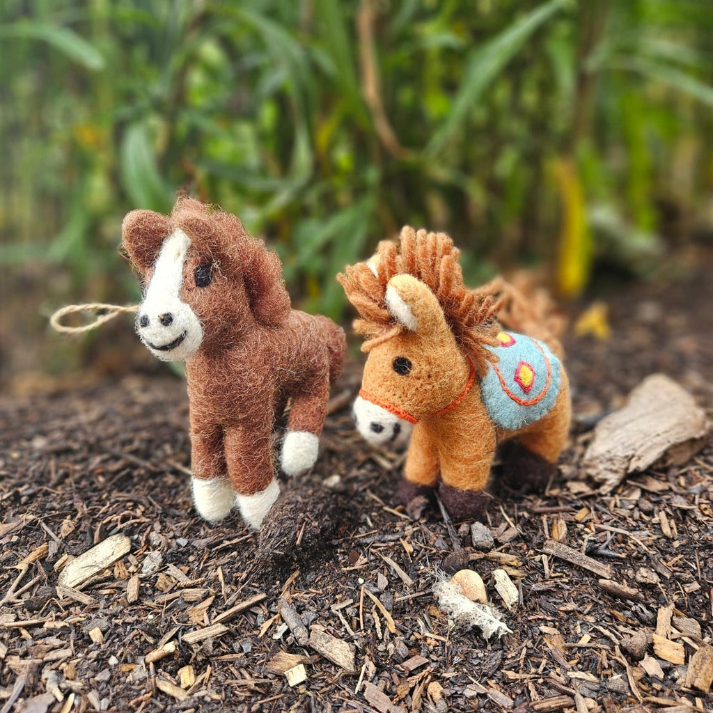 Hattie the Horse Felt Hanging Decoration