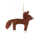 Hattie the Horse Felt Hanging Decoration