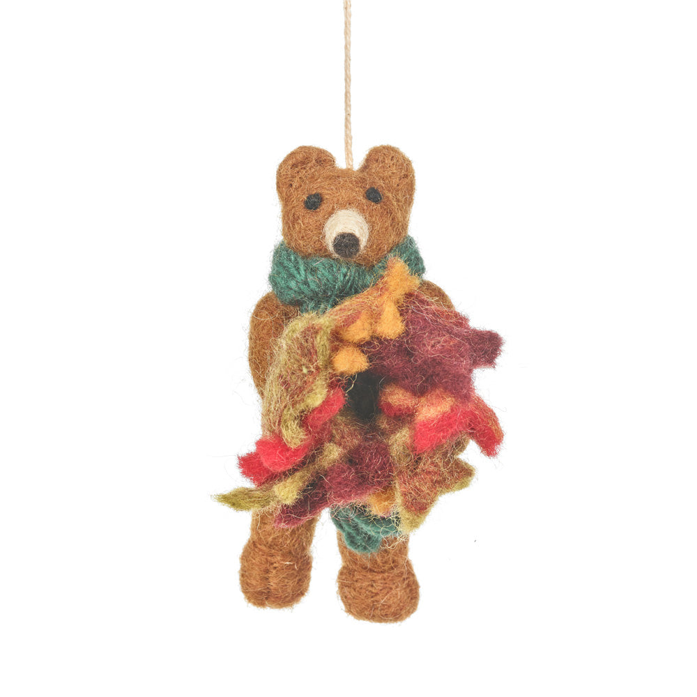 Forest the Bear Felt Hanging Decoration