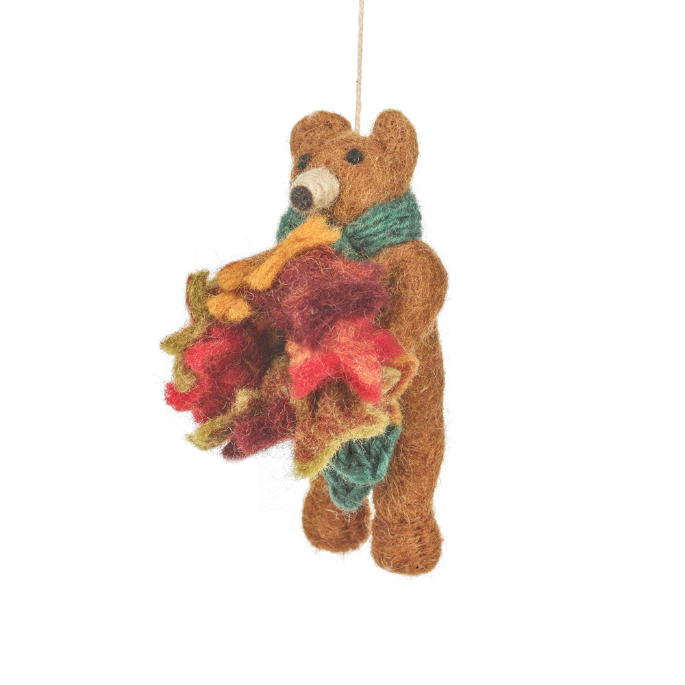 Forest the Bear Felt Hanging Decoration