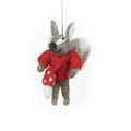 Stanley the Squirrel Felt Hanging Decoration