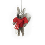 Stanley the Squirrel Felt Hanging Decoration